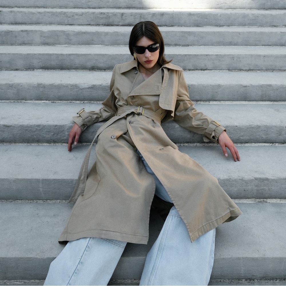 NOUR HAMMOUR Harriet Trench Coat